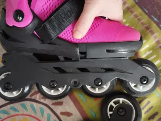 Patines Casi Nuevos, Rollerblade Rosa Talla33.5-