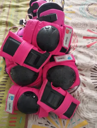 Patines Casi Nuevos, Rollerblade Rosa Talla33.5-
