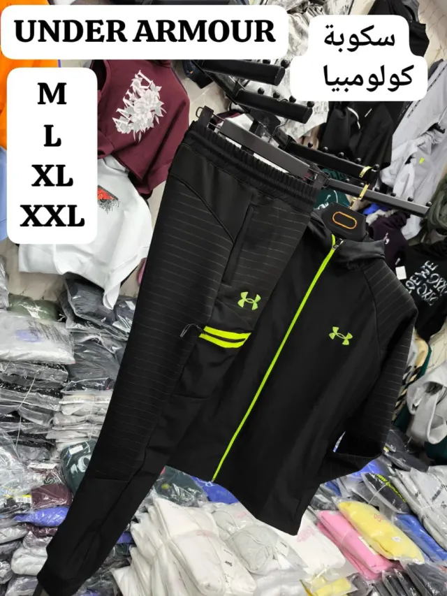 Conjunto Deportivo Lacoste Negro Tallas M-XXL