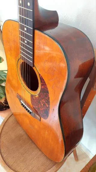 Guitarra Años 70 Alfesta w-160 Egmond Martin D-18