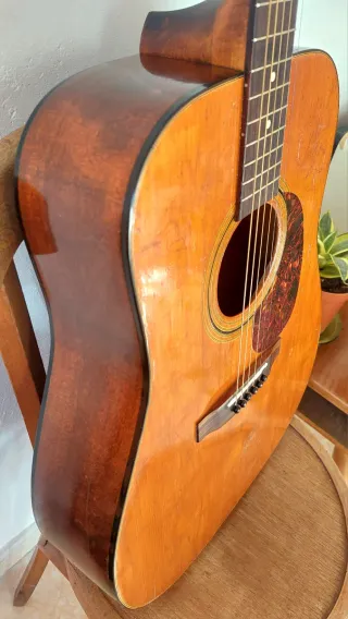 Guitarra Años 70 Alfesta w-160 Egmond Martin D-18