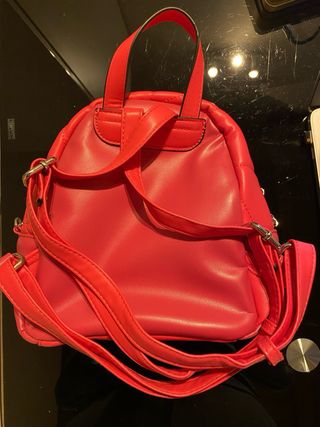 Zainetto Marina Galanti rosso con catena oro