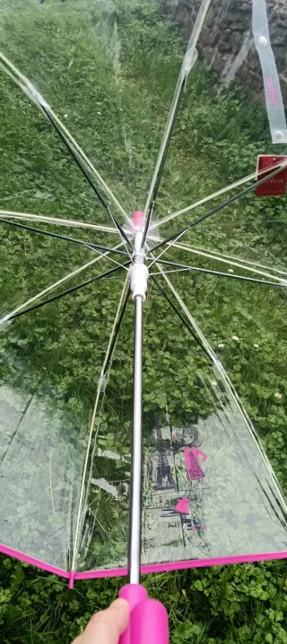 Paraguas transparente Nuvem automático