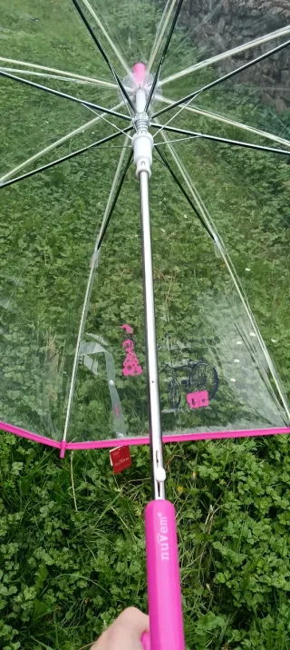 Paraguas transparente Nuvem automático