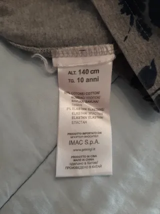 Completo bimba Primigi 8/10 anni (Regalo)