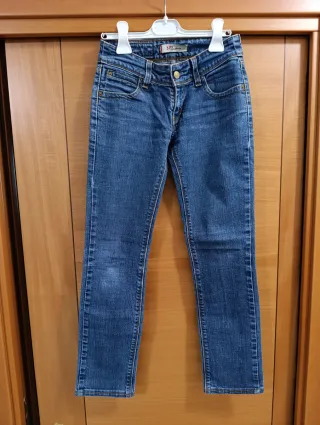 Jeans Levi's 571 Slim Fit vita piatta 34 cm