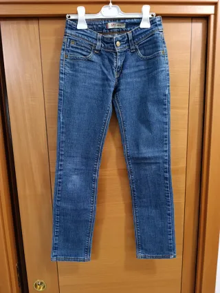 Jeans Levi's 571 Slim Fit vita piatta 34 cm
