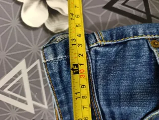 Jeans Levi's 571 Slim Fit vita piatta 34 cm