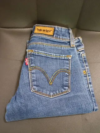 Jeans Levi's 571 Slim Fit vita piatta 34 cm