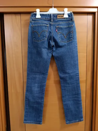 Jeans Levi's 571 Slim Fit vita piatta 34 cm