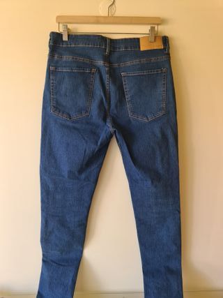 Calças Ganga Azuis Jeans Lefties Tamanho 44 Slim
