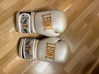 Guantes de Boxeo Leone Blancos