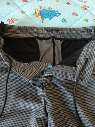 Pantaloni Sisley vintage pied de poule