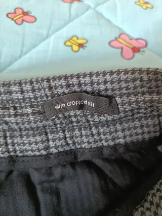 Pantaloni Sisley vintage pied de poule