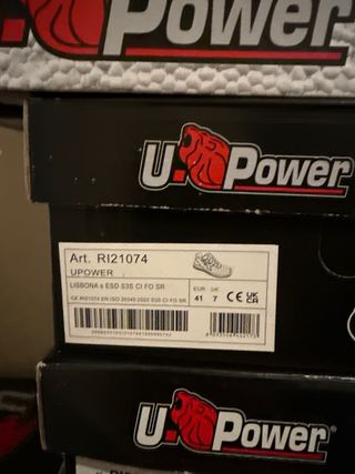 Zapatos de trabajo U Power Talla 41