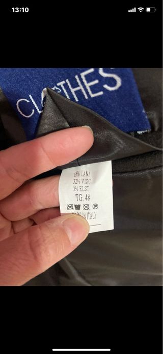 Cappotto uomo Made in Italy nuovo