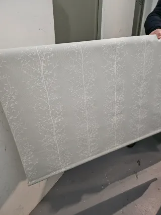 Estor enrollable gris 120x250 cm