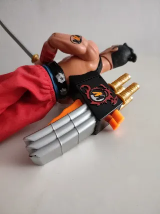 Action man Ninja samurai con Nunchakus y Katana