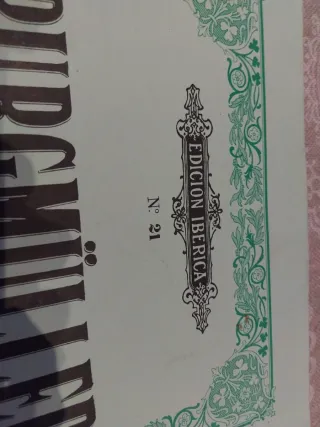 Burgmüller 25 Estudios Fáciles Op. 100 Piano