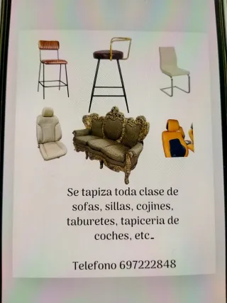 Tapicería a domicilio