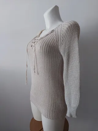 Blusa Manga Comprida W52 Woman Bege