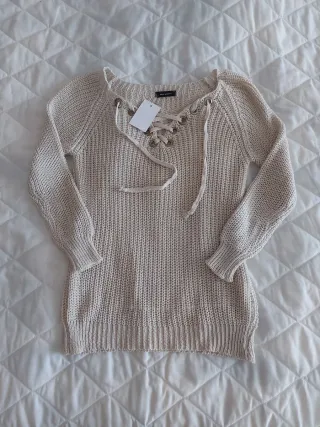 Blusa Manga Comprida W52 Woman Bege