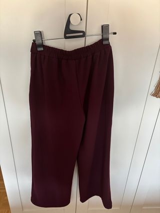 Pantalón palazzo Tiffosi morado/berenjena Talla XS