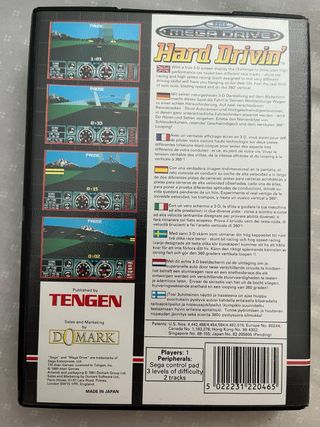 Hard Drivin Sega Mega Drive Tengen