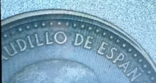Error moneda 1pts España 1966*67
