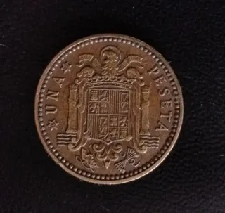 Error moneda 1pts España 1966*67