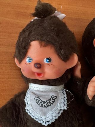 2 Peluches Virkiki Monchichis Años 80 VIR nuevos