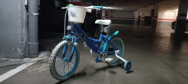 Bicicleta Frozen 14 con ruedines