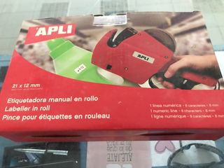 Etiquetadora manual Apli en rollo