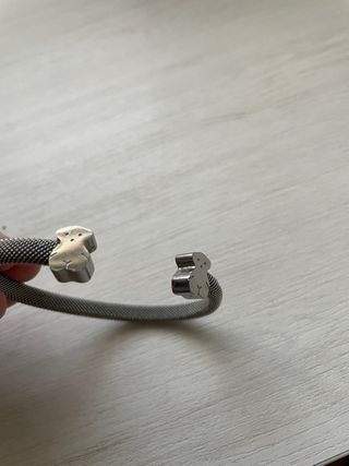 Pulsera Tous Oso Malla Plata