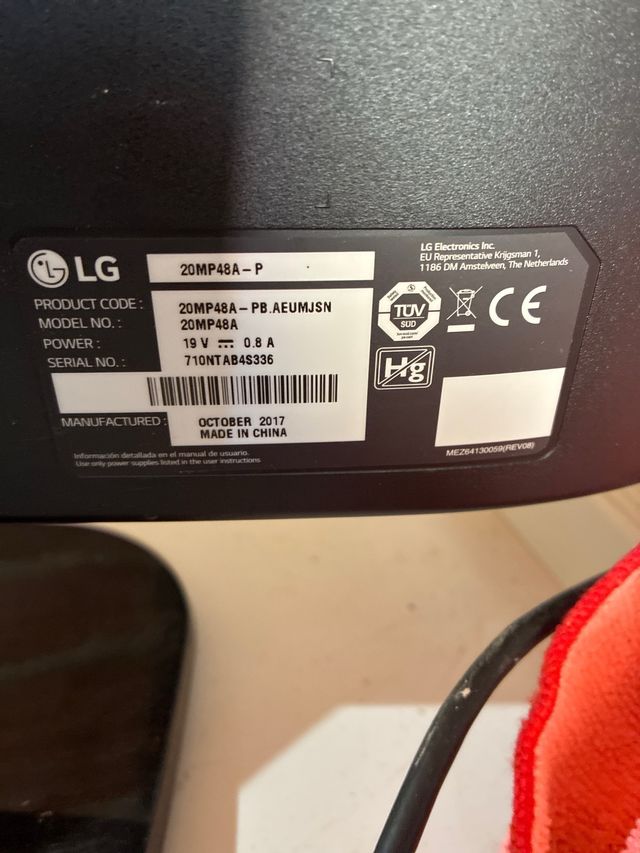 Monitor LG Negro