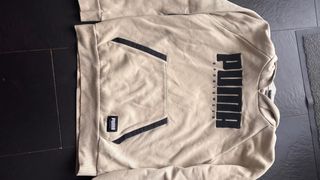 Sudadera Puma Beige Talla M