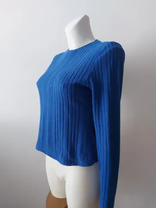 Camisola malha Shein azul NOVA