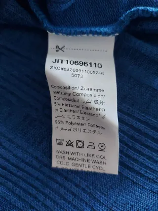 Camisola malha Shein azul NOVA