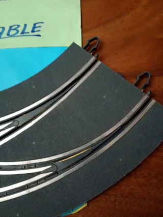 Scalextric cruce en curva digital system OJO LEER?