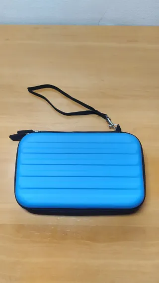 Estuche rígido azul para Nintendo 3DS XL