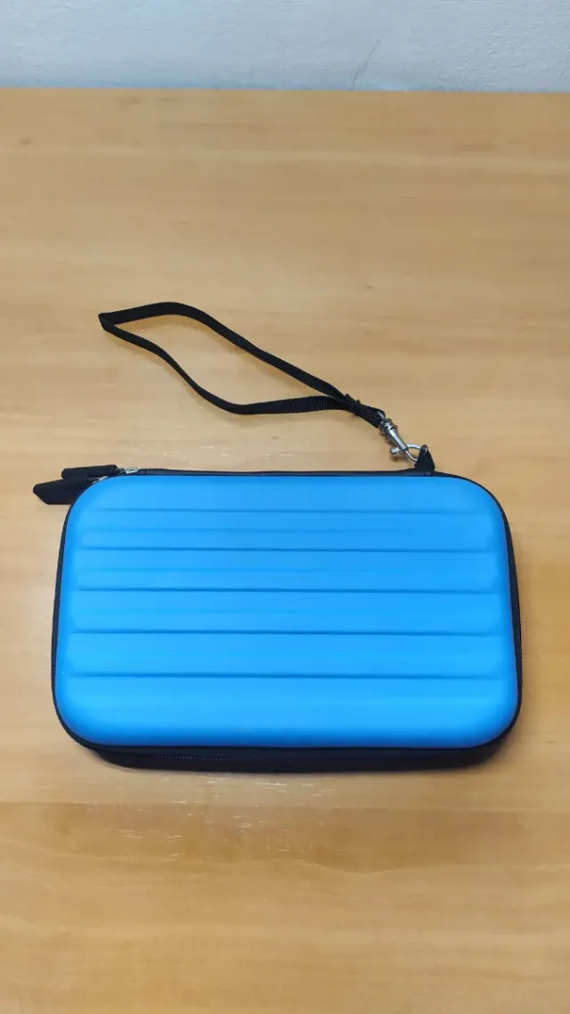 Estuche rígido azul para Nintendo 3DS XL
