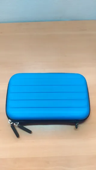 Estuche rígido azul para Nintendo 3DS XL