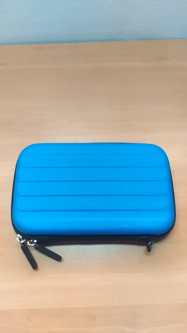 Estuche rígido azul para Nintendo 3DS XL