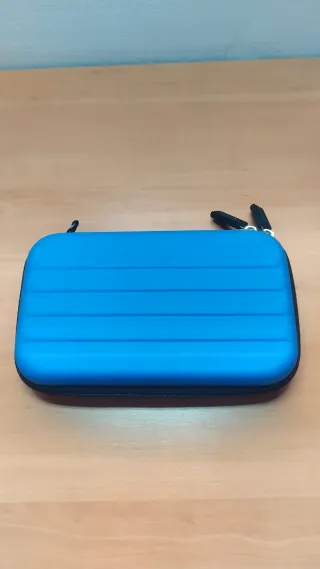 Estuche rígido azul para Nintendo 3DS XL