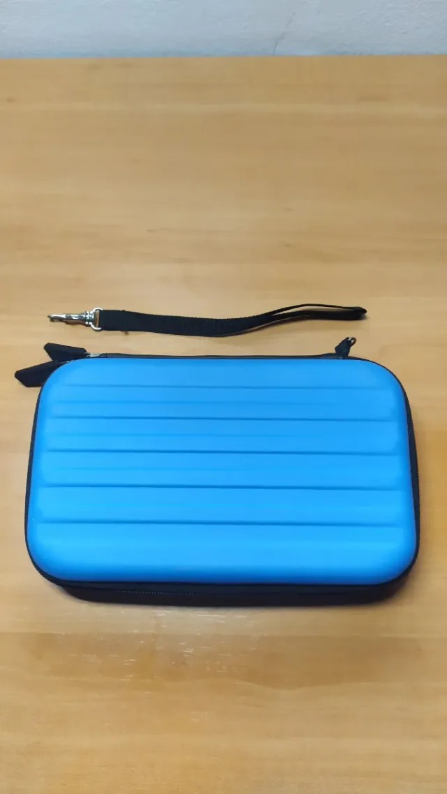 Estuche rígido azul para Nintendo 3DS XL