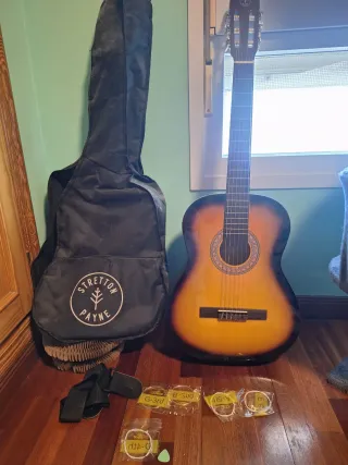 Guitarra Española Stretton Payne con Accesorios
