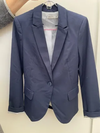 Americana azul marino Stradivarius