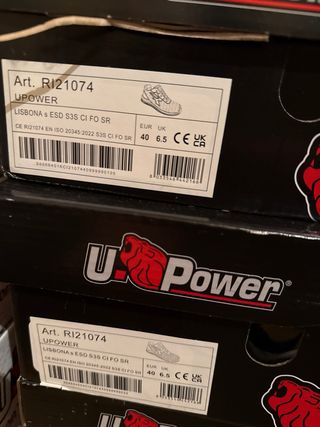 Zapatos de trabajo U Power talla 40