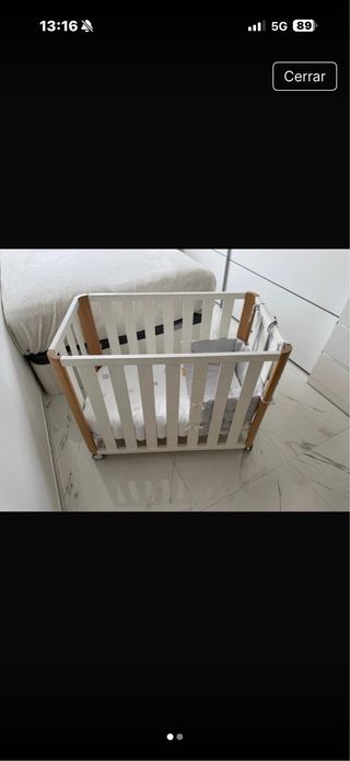 Mini cuna madera Cotinfant Doco