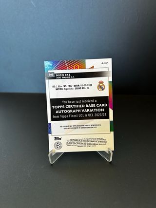 Nico Paz auto Rookie